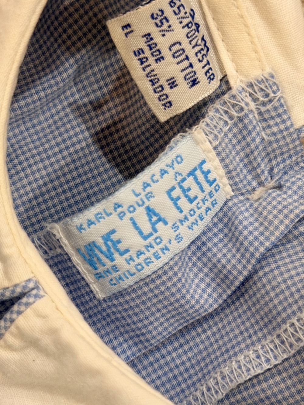 Final price Vintage Boy Karla Lacayo Vive La Fete Peter Pan Romper - Picture 3 of 6